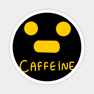 before decaf face Caffeine Magnet